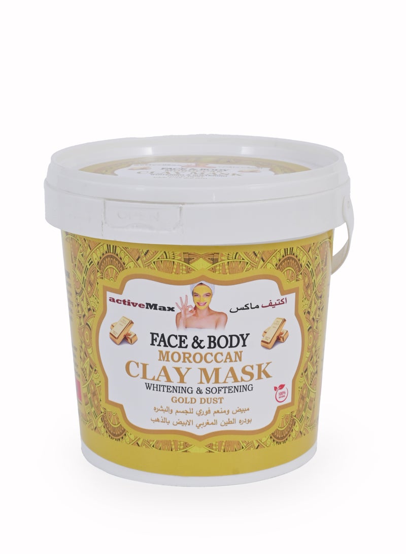 activemax Moroccan Powder Clay Mask with Gold - Image 1