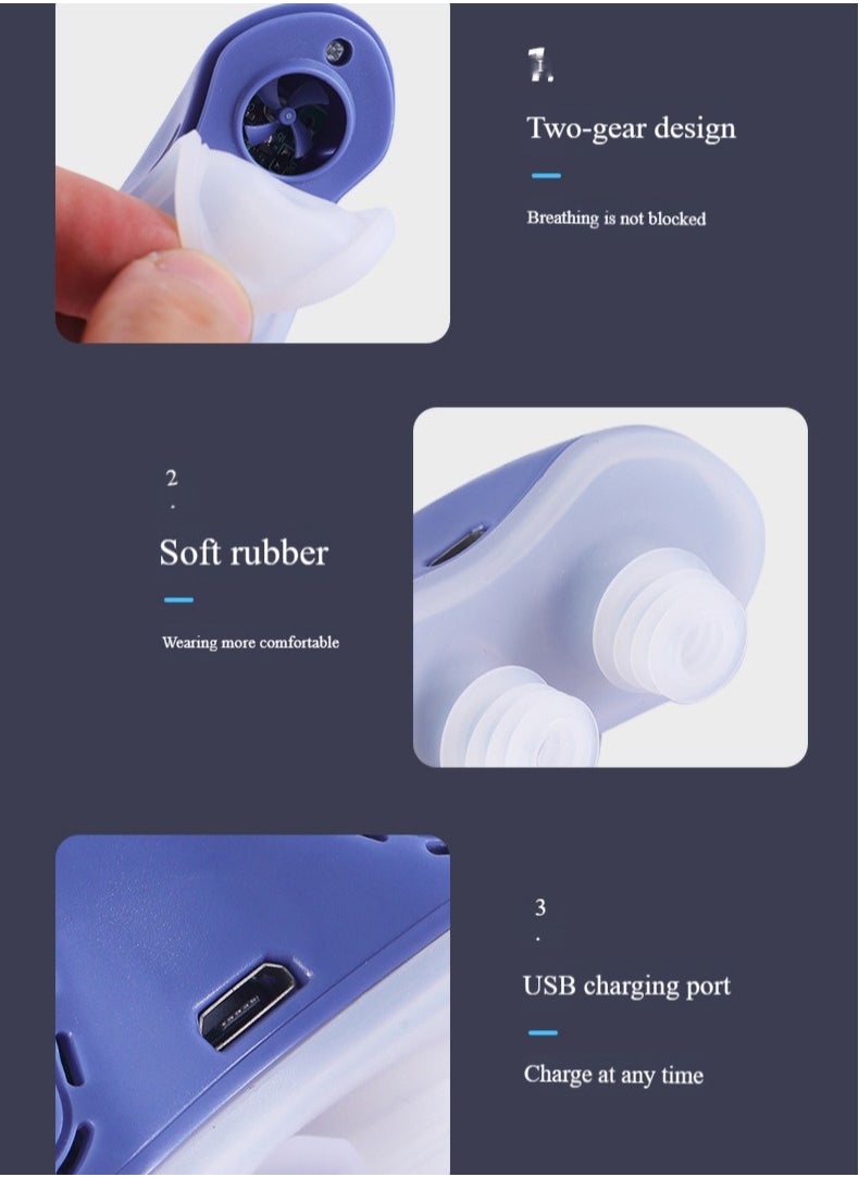 Generic - Anti Snoring Devices, Snoring Solution, Effective Snoring Prevention, Adjustable & Breathable, Snoring Solution for Men and Women, Suitable for All Nose Shapes, Blue - Image 1