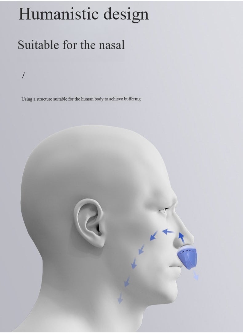 Generic - Anti Snoring Devices, Snoring Solution, Effective Snoring Prevention, Adjustable & Breathable, Snoring Solution for Men and Women, Suitable for All Nose Shapes, Blue - Image 1