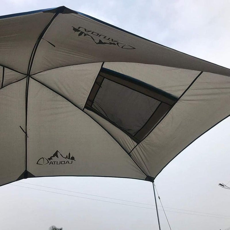 Ivaner Car Rooftop Awning Waterproof Tear Resistant Auto Camping Tent Durable Car Side Awning Anti-UV Tent for SUV MPV Trailer Beach Camping Auto Traveling Tent - Image 3