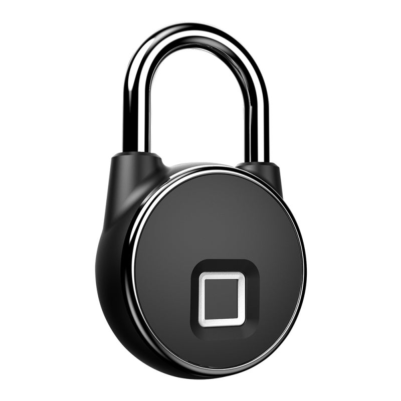 Anytek Fingerprint Padlock: Black IP66 Waterproof USB Rechargeable 180mAh Lithium Battery - Fast 1 Second Response 40 Fingerprint Storage Capacity Bluetooth Padlock for Outdoor Use, Pick-up Trucks, Bicycles, - Image 3