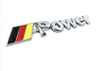 OAN Power Emblem, Decorative Car Branding Logo (Germany Power Silver) - Image 3