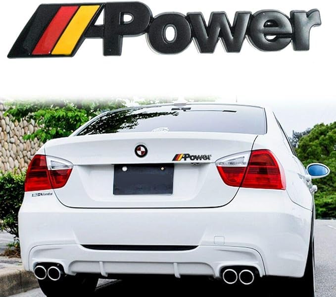 OAN Power Emblem, Decorative Car Branding Logo (Germany Power Silver) - Image 5
