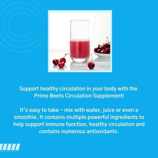 Consult Beaute مشروب مسحوق جذر الشمندر من استشارات الصحة برينو بيتس مع الإلكتروليتات والنيترات لدعم الدورة الدموية وزيادة الطاقة مع الزنجبيل والكركم للرجال والنساء بنكهة الكرز 30 حصة - Image 3