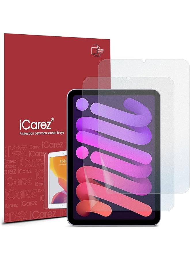 AMGREEN - iCarez Anti-Glare Matte Screen Protector for iPad Mini 6 2021/mini 7 2024 (A17 Pro) 8.3-inch Paper Feeling Reduce Fingerprint Bubble Free with Hinge Installation - Image 1