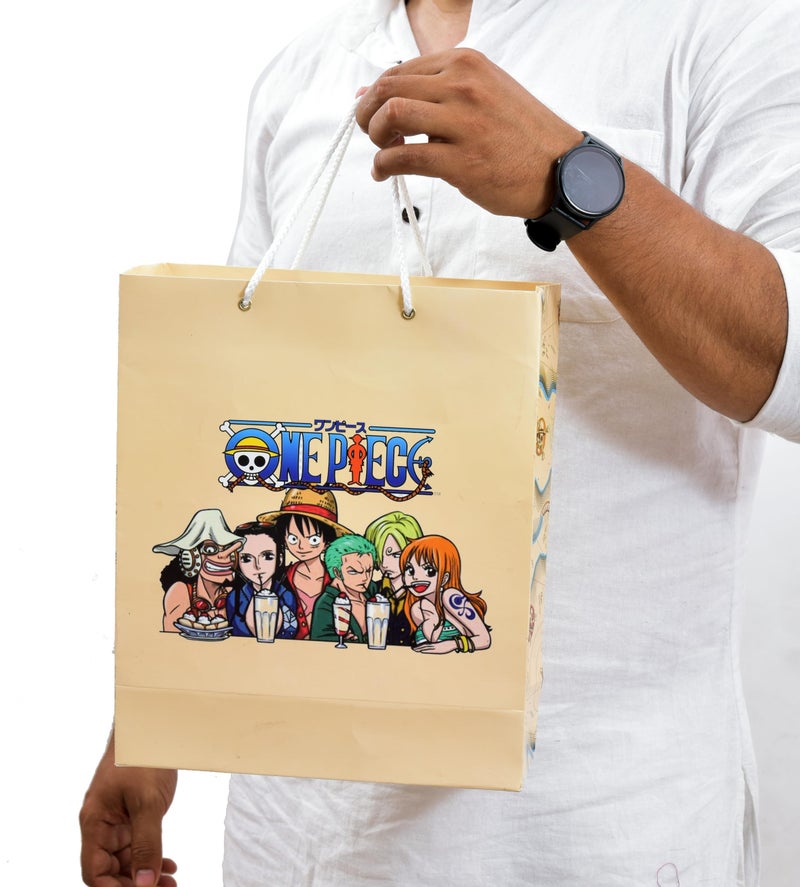 PPJ ® -HAPPY BIRTHDAY (CARTOON ANIME THEME) PARTY (30 Pcs.) PAPER CARRY BAG, 10 Inch X 12 Inch X 4 Inch RETURN GIFT/HAPPY BIRTHDAY/RETURN GIFTS/GIFTS/GIFT BAGS/GIFT COVERS (Pack of 30) - Image 2