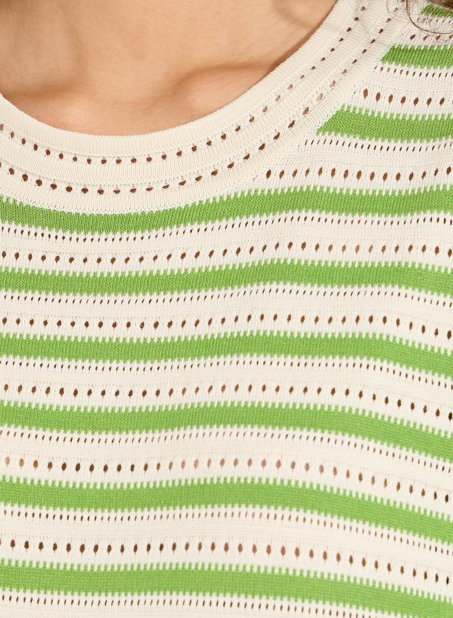 Styli Striped Knit Dress  - Image 5