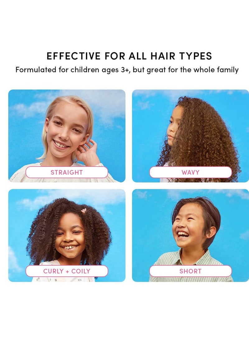Evereden Evereden Happy Hair Duo for Kids: Vegan Shampoo and Conditioner Set with Detangler Brush - Strengthens & Smooths All Hair Types  - Image 2