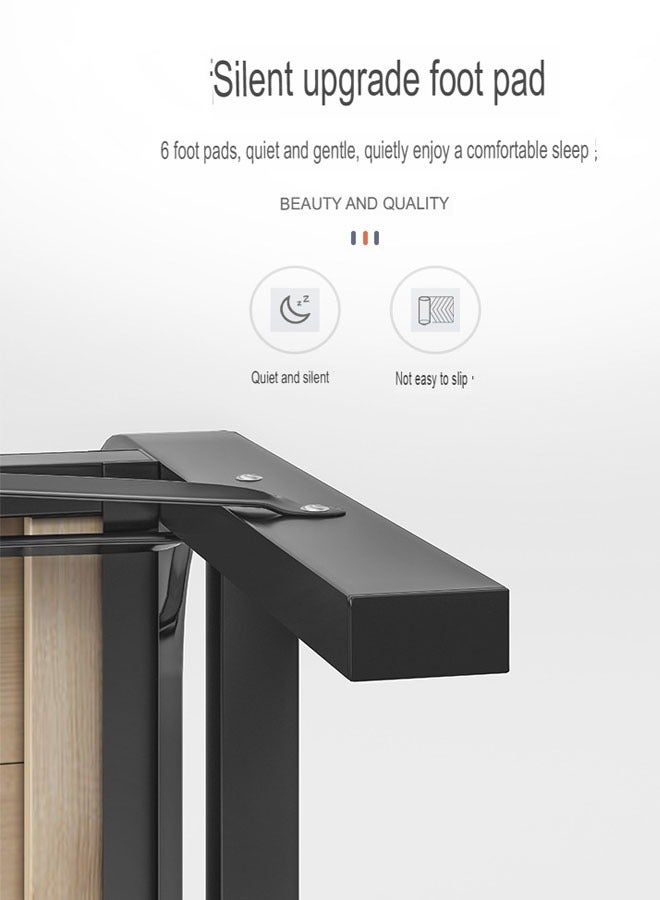 NKX Portable Foldaway household Simple Bed companion 120Cm - Image 4