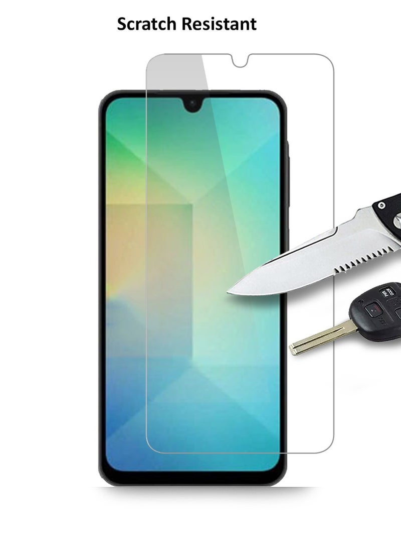 GMAX HD Tempered Glass Screen Protector for Samsung Galaxy A26 5G - Anti Reflection Anti Bubbles 9H Hardness 0.33 mm Rounded Edges Easy Installation - Image 4