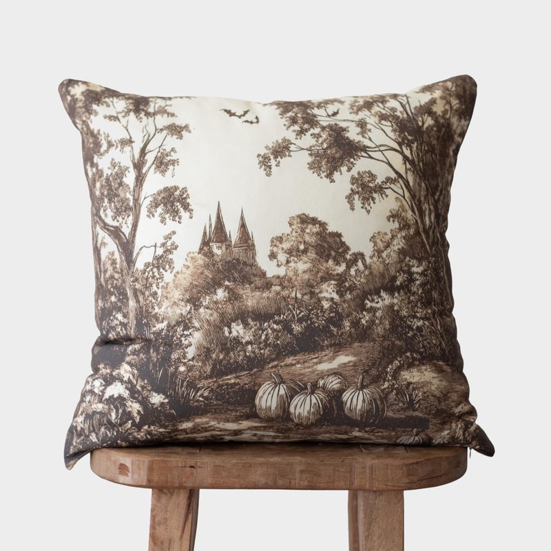 Woven Nook - Halloween 2025 4 Pack - Modern & Luxurious Decorative Throw Pillow Covers - Durable Quality & Machine Washable (22x22) - Image 5