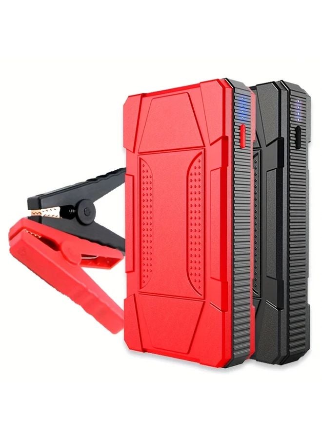 Black Smart Car Emergency Jump Starter Fast Startup Power Bank Ideal Gift - Image 3