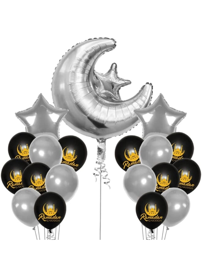 Party Time Set Of 19 Pieces Balloons For Ramadan Celebration - Image 1