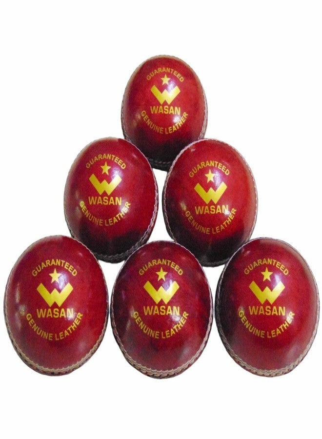 واسان كرة كريكيت من الجلد من واسان، قطعتان (عبوة من 6 قطع) - Image 4