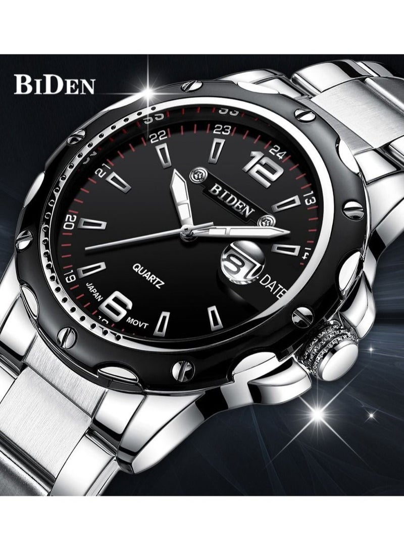 BIDEN Luxury Quartz Business Waterproof Japan Movt Wristwatch - Image 5