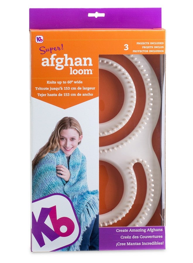 Authentic Knitting Board Afghan Knitting Loom for Blankets, Loom Knitting Blankets, S Shaped Loom - Image 1