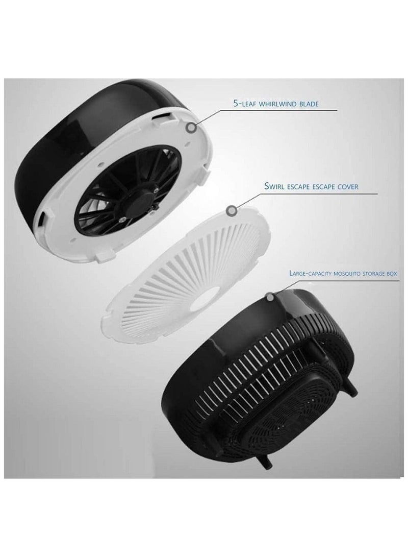 AGD Mosquito Lamp,Mosquito Trap, Portable Insect Killer, LED UV Insecticide Killer Effective And Smart Mosquito Catcher Trap Indoor Outdoor Bedroom Baby Room QiLong  - Image 2