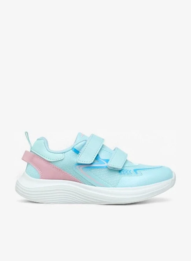 Dash  Girls Panelled Hook & Loop School Walking Shoes  | Best Price UAE
