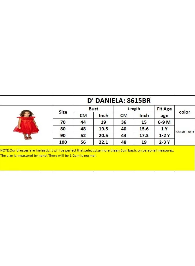 D'Daniela Red Tulle Dress
