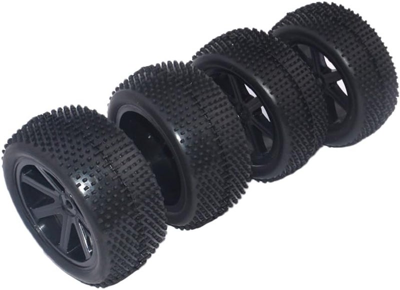 كلاراكو مجموعة من 8 عجلات وإطارات لسيارات التحكم عن بعد بمقياس 1/10 من HSP وKyosho وHPI - Image 2