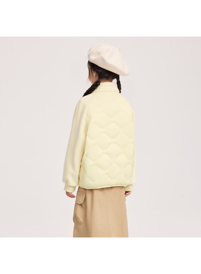Snowflying Autumn New Kids And Parent-child Gourd Pattern Patchwork Lightweight Down Jacket Versatile Outdoor - Image 2