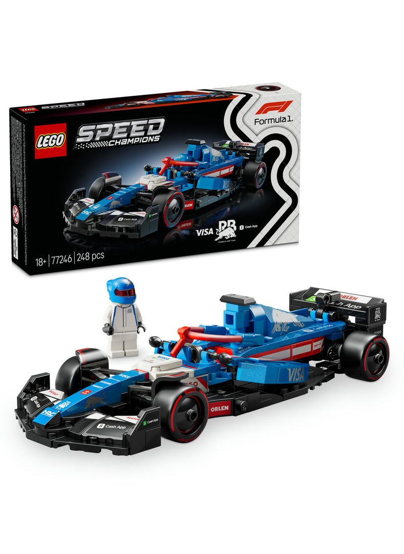 LEGO Speed Champions Visa Cash App Rb Vcarb 01 F1® Race Car 77246 (248) Pieces  - Image 1