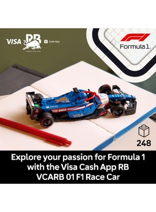 Speed Champions Visa Cash App RB VCARB 01 F1 Race Car 77246 (Age 18+, 248 Pieces) - view 3