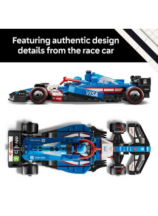 Speed Champions Visa Cash App RB VCARB 01 F1 Race Car 77246 (Age 18+, 248 Pieces) - view 5