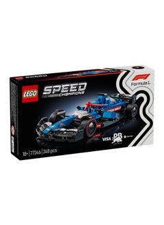 LEGO Speed Champions Visa Cash App RB VCARB 01 F1 Car Model Set for Adults, with a Collectible Driver Minifigure - Gift Idea for Men, Women & Teenage Motorsports Fans 77246 (248 pieces)  - Image 2