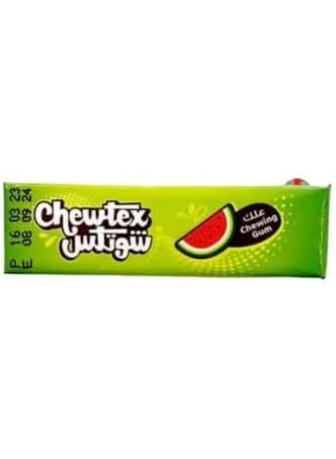 Batook CHEWTEX Watermelon Flavoured Chewing Gum – Long-Lasting Fresh Taste | Sweet Fruity Bubble Gum for All Ages | Pack of 12 - Image 1