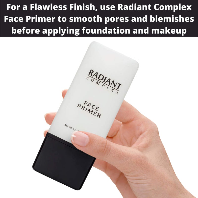 Radiant Complex Best Makeup Base: Radiant Complex Face Primer and Pore Minimizer Transforms Your Skin into a Smooth Matte Canvas for Applying Foundation and Make Up, Hiding Fine Lines, Blemishes and Wrinkles 1.2 OZ - Image 2
