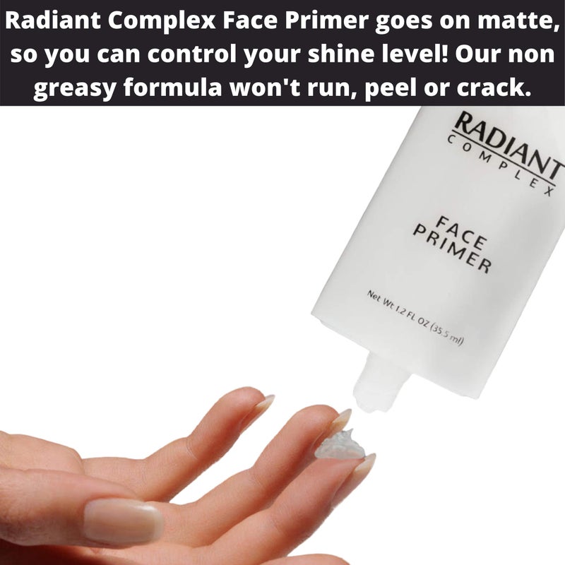 Radiant Complex Best Makeup Base: Radiant Complex Face Primer and Pore Minimizer Transforms Your Skin into a Smooth Matte Canvas for Applying Foundation and Make Up, Hiding Fine Lines, Blemishes and Wrinkles 1.2 OZ - Image 3