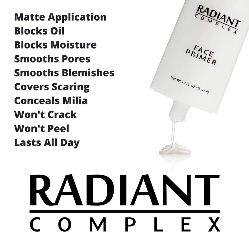 Radiant Complex Best Makeup Base: Radiant Complex Face Primer and Pore Minimizer Transforms Your Skin into a Smooth Matte Canvas for Applying Foundation and Make Up, Hiding Fine Lines, Blemishes and Wrinkles 1.2 OZ - Image 5
