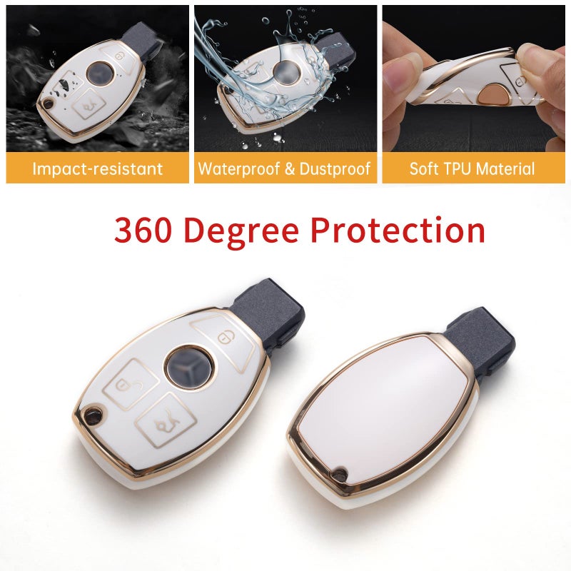 Gematay for Chevy Key Fob Cover, Key Case Shell Compatible with Chevrolet Chevy Equinox Malibu Camaro Traverse Smart Key Protector - Image 4