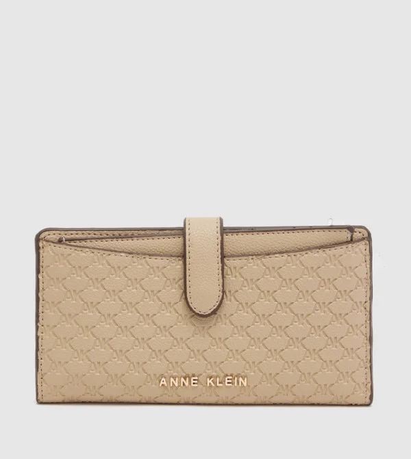 ان كلاين Anne Klein Monogram Debossed Wallet