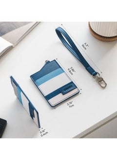 VULKIT Small Wallet For Women With Wrist Strap, Rfid Leather Credit Card Holder Slim Wristlet Keychain With Wallet, Mini Thin Wallet For Women  - Image 2