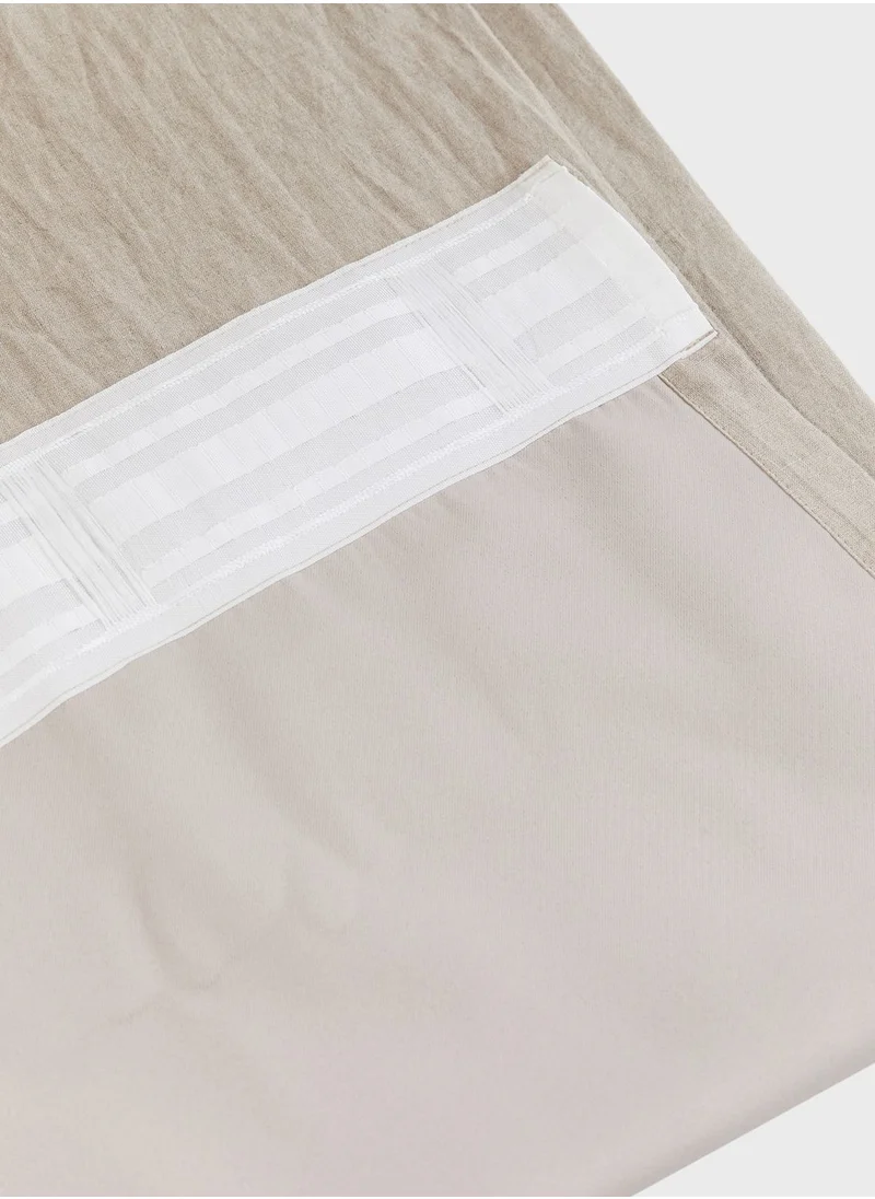 اتش اند ام 2-Pack Linen Blackout Curtain Lengths