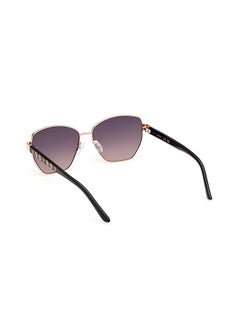 GUESS Women's UV Protection Hexagon Sunglasses - GU0010205B56 - Lens Size: 56 Mm  - Image 3