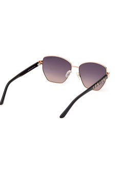 GUESS Women's UV Protection Hexagon Sunglasses - GU0010205B56 - Lens Size: 56 Mm  - Image 5