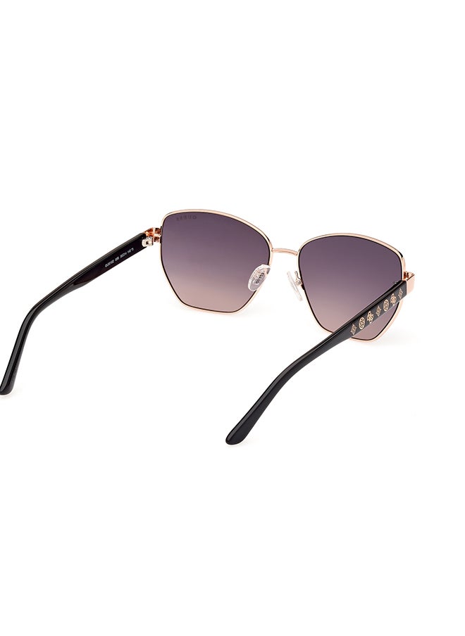 GUESS Women's UV Protection Hexagon Sunglasses - GU0010205B56 - Lens Size: 56 Mm  - Image 5