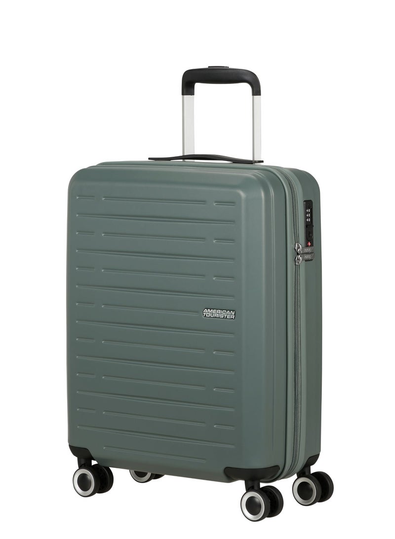 AMERICAN TOURISTER حقائب سفر صلبة AEROJOY 55 سم غابة داكنة - Image 3
