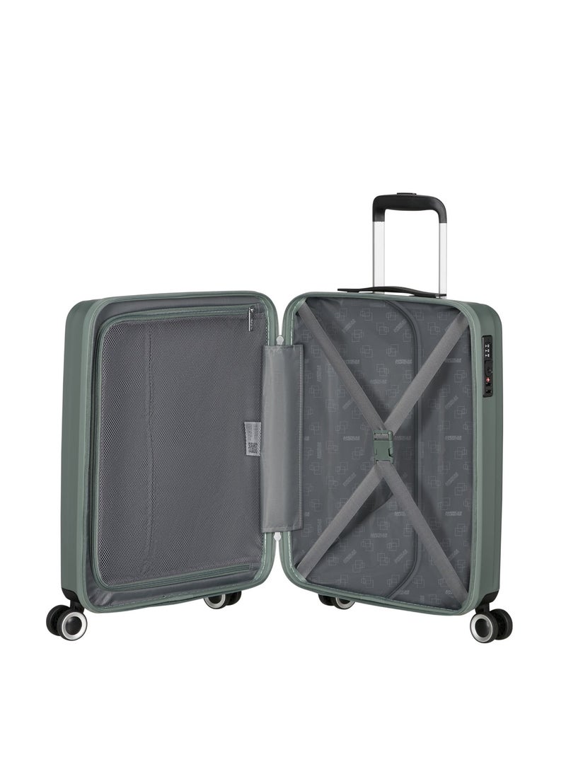 AMERICAN TOURISTER حقائب سفر صلبة AEROJOY 55 سم غابة داكنة - Image 5