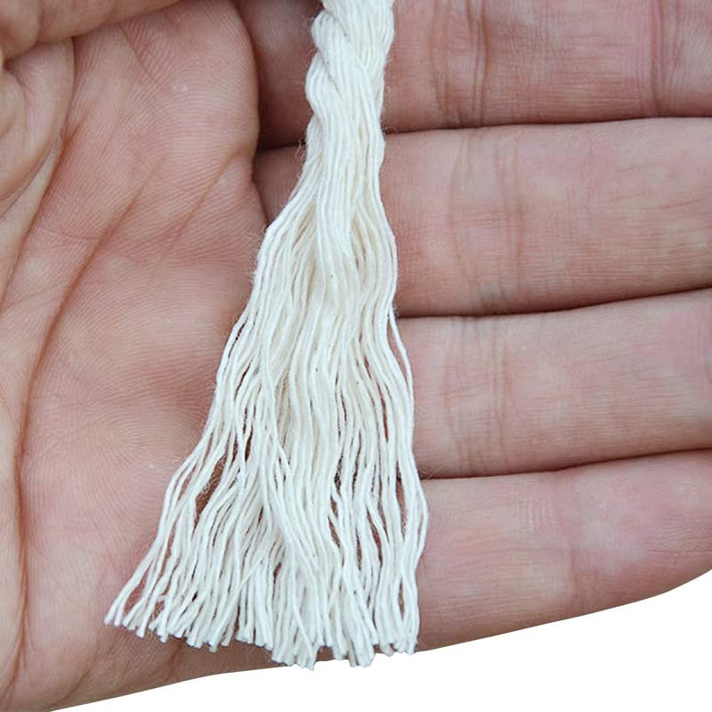 BSPS Twisted 3 Ply OffWhite Color Cotton CordRopeDori 100m 4mm Thread for DIY and Other Projects Model Thread_49 - Image 4