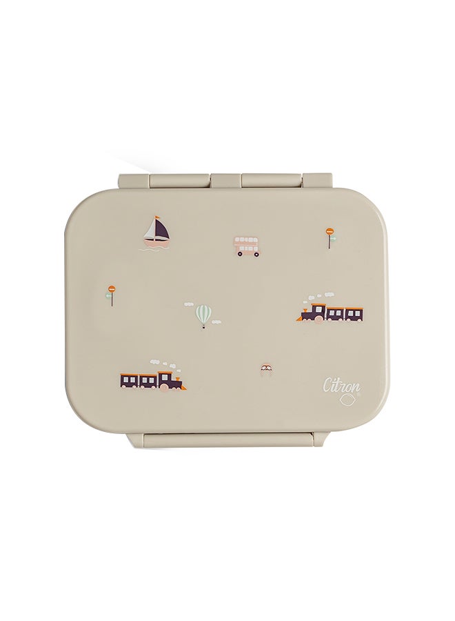 سترون صندوق وجبات خفيفة تريتان بثلاثة أقسام للأطفال، مانع للتسرب وخالٍ من البيسفينول أ - مركبات - Image 2