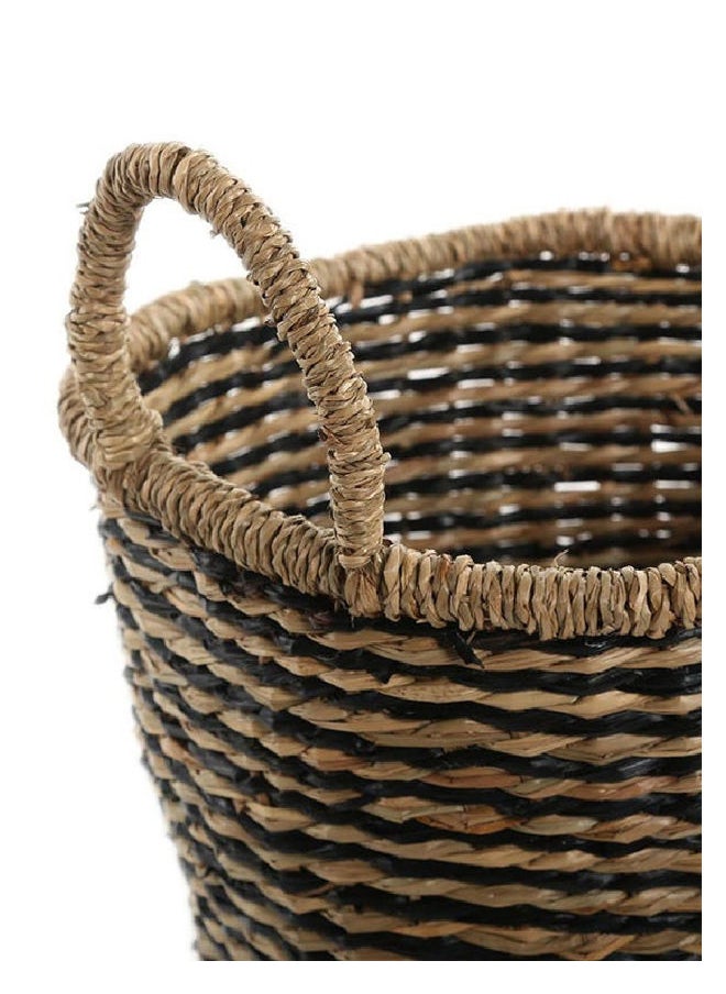 Boho Basket, Natural And Black - 24 cm - pzsku/ZE545911AC13CFC318E51Z/45/_/1643884826/38eb03ae-02ab-48cb-8364-dab2fb77aba9