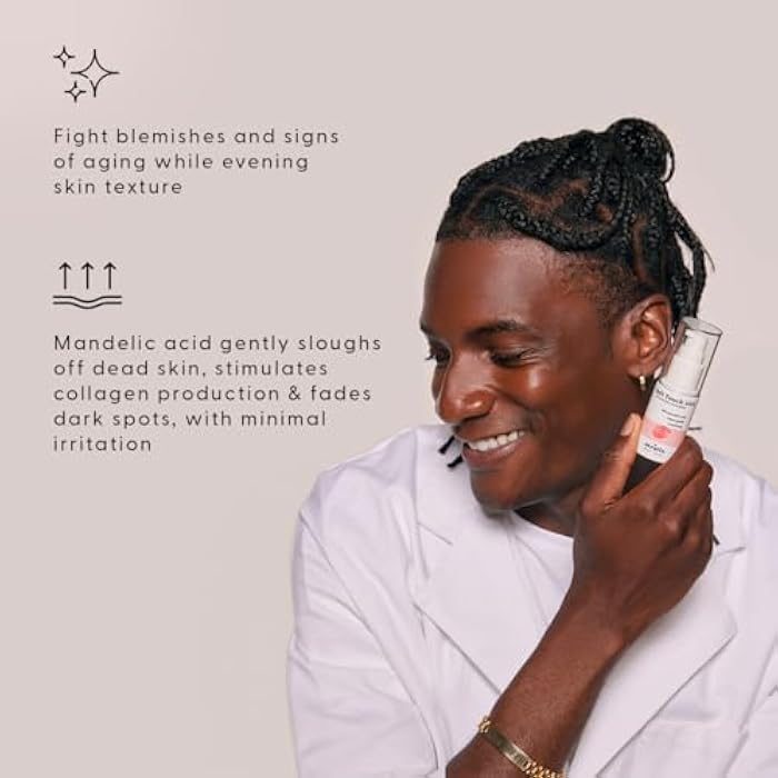 Stratia Soft Touch Dark Spot Corrector with 10% Mandelic Acid Serum for Fine Lines, Skin Texture & Blemishes - Collagen Booster, AHA Exfoliant and Pore Minimizer, 1.3 Fl Oz - Image 3