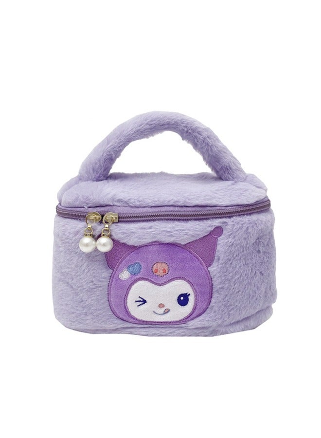 حقيبة مستحضرات التجميل المحمولة Sanrio kuromi مقاس 8 بوصات - Image 1