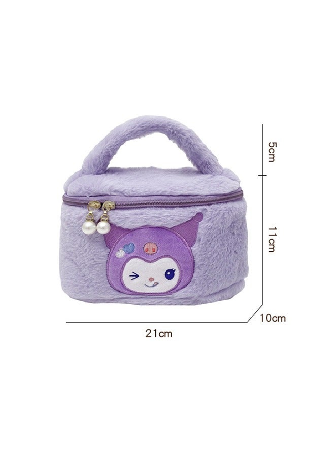 حقيبة مستحضرات التجميل المحمولة Sanrio kuromi مقاس 8 بوصات - Image 5