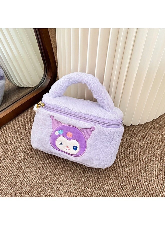 حقيبة مستحضرات التجميل المحمولة Sanrio kuromi مقاس 8 بوصات - Image 2