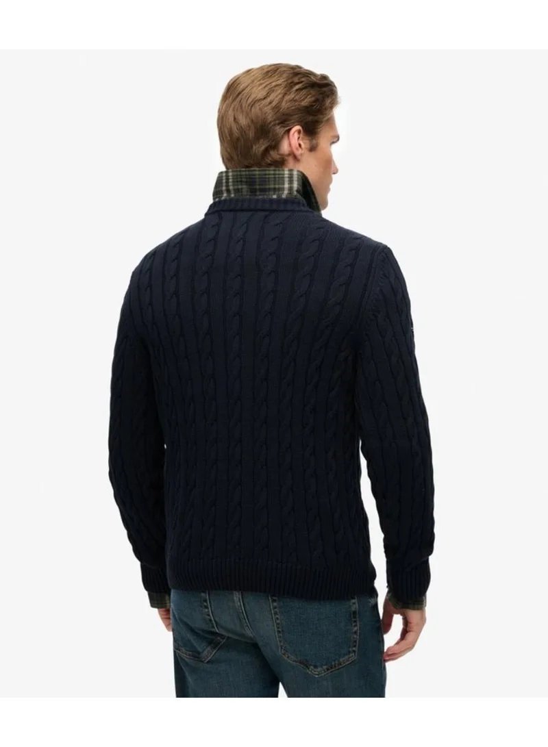 Superdry  Cotton Cable Knit Crew for Men | Best Price UAE